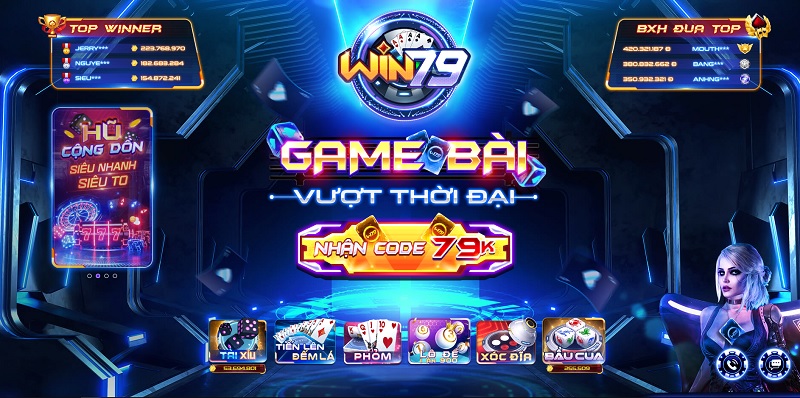 Khám phá cổng game WIN79 đẳng cấp tại thị trường Việt
